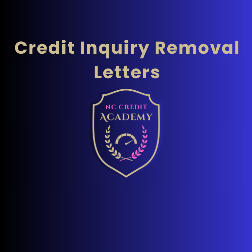 NCA Credit Inquiry Removal Letters